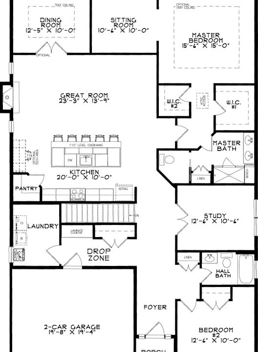 Mayfair I BR Plan, The Fields at Brookside, Macungie, PA 18062 Zillow