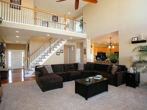 Family Room...Soaring Ceilings
