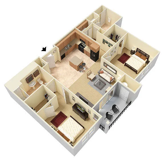 Floor plan B6