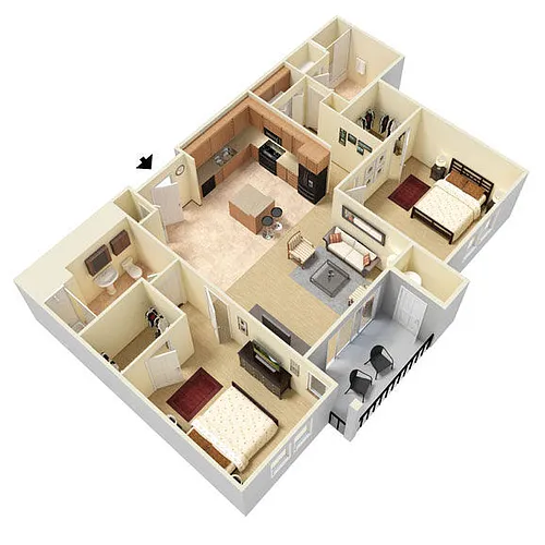 Floor plan B6