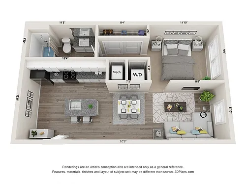 Floor plan The Dune