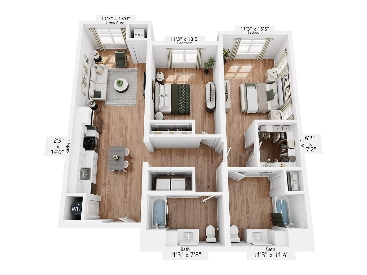 Floor plan B7
