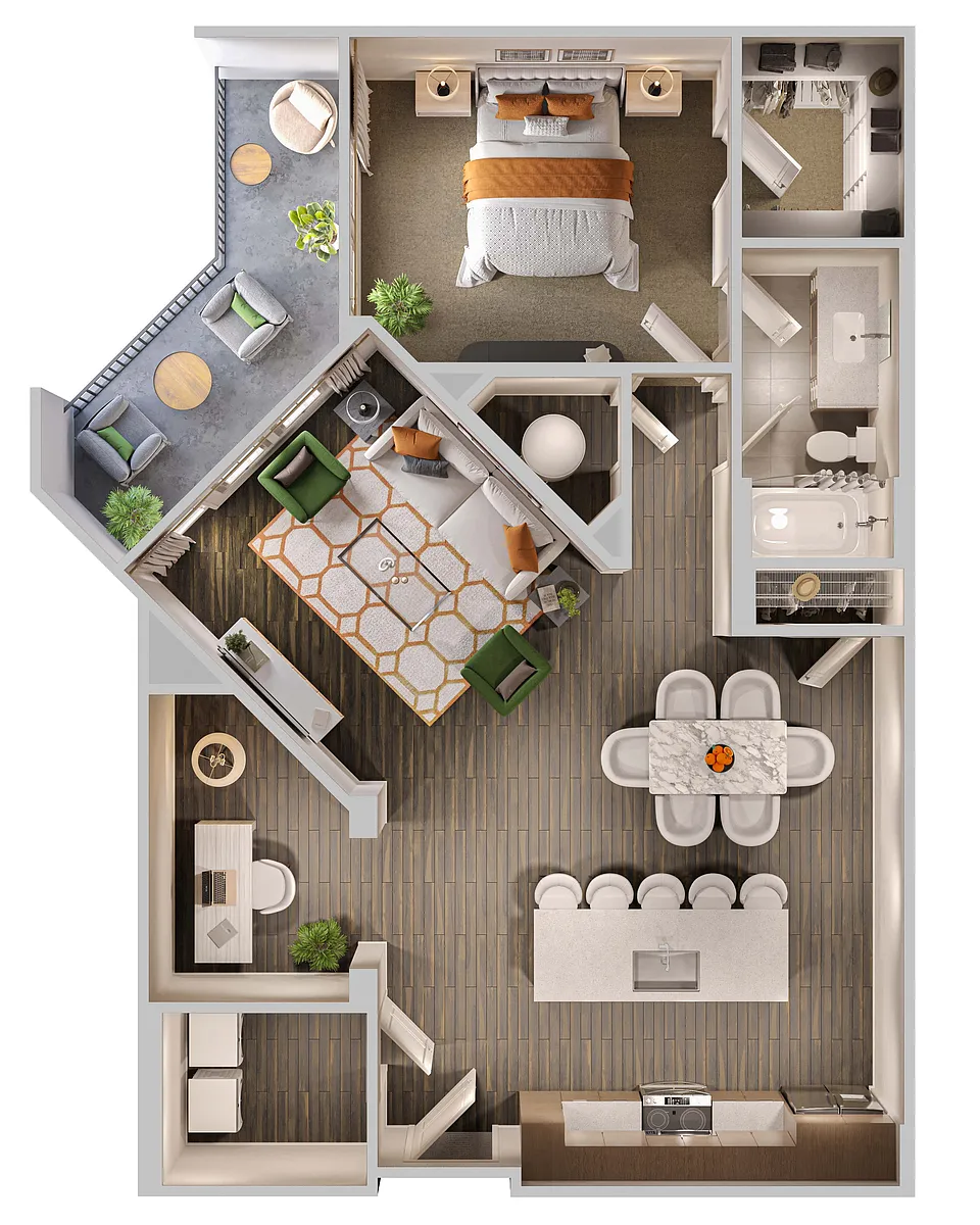 Floor plan A7D