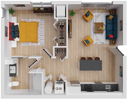 Floor plan Mojo 6
