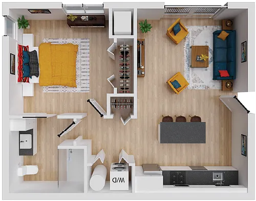 Floor plan Mojo 6