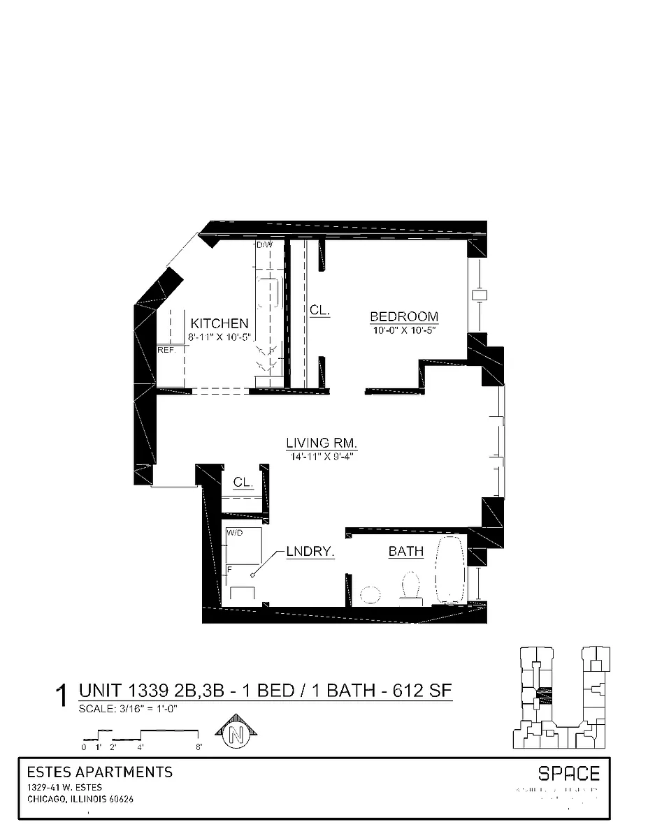 Floor plan 39-3B-Top Floor