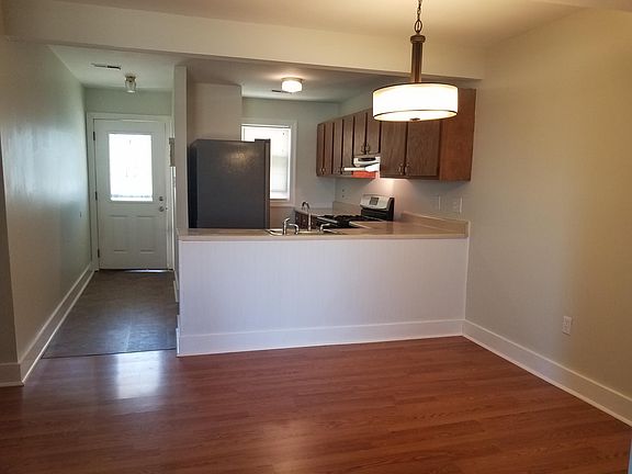Dining room and kitchen