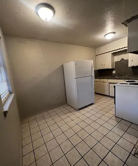 Kitchen with tile floor for easy maintenance