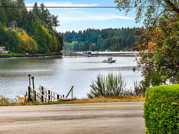 Views of little Manzanita Bay and dock.