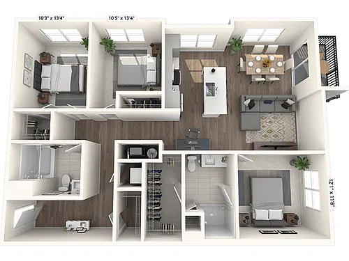 Floor plan 3A1