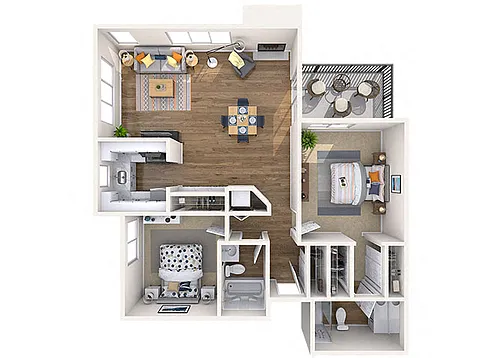 Floor plan 2x2 Large