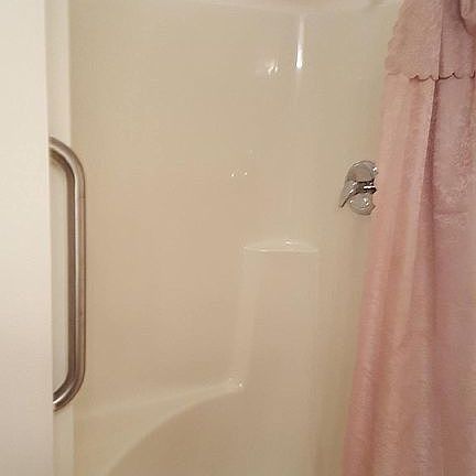 Master bath walk-in shower