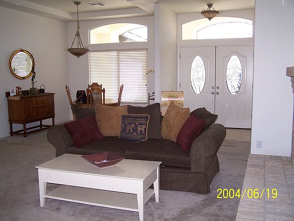 Large great room & beautiful front doors