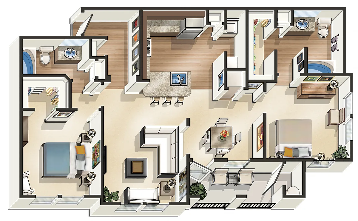Floor plan B2