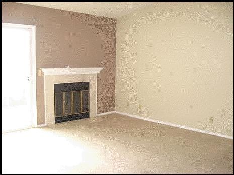 living room - fire place