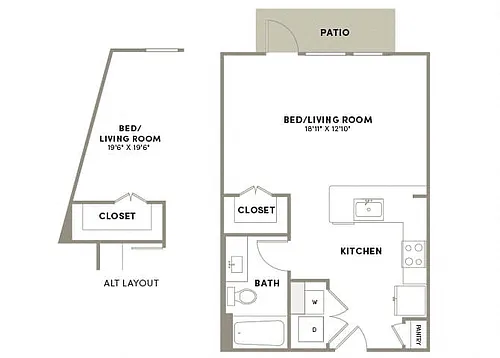 Floor plan S1 ESSENTIAL LIVING