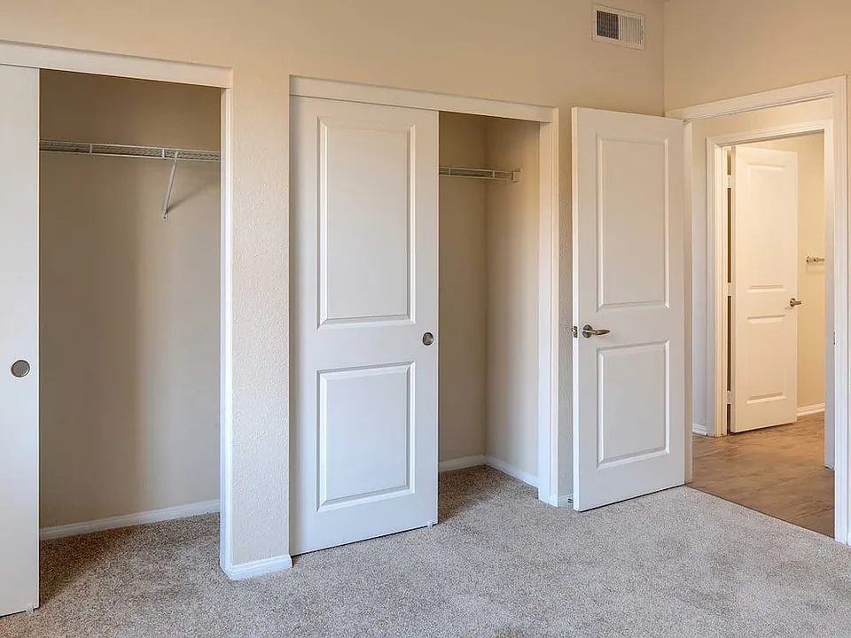 Spacious closets