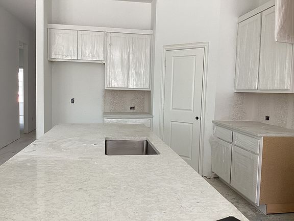 Kitchen construction progress