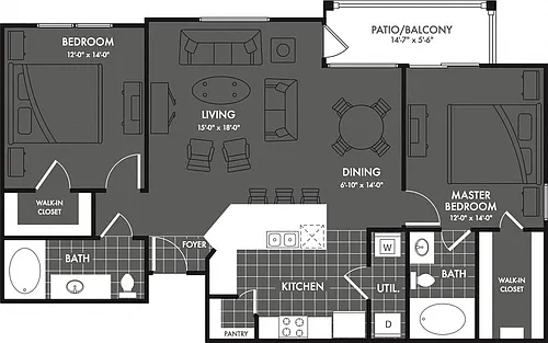 Floor plan B2