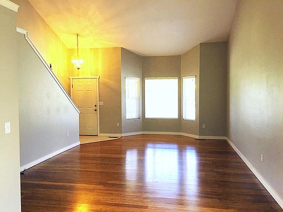 Large family/living room with vaulted ceilings.