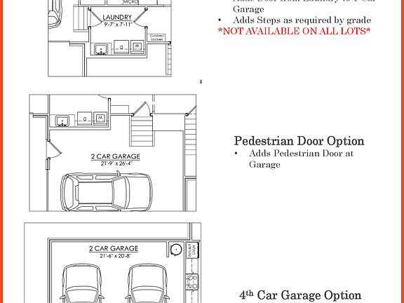 Available Options. Please see sales agent for additional costs associated with options