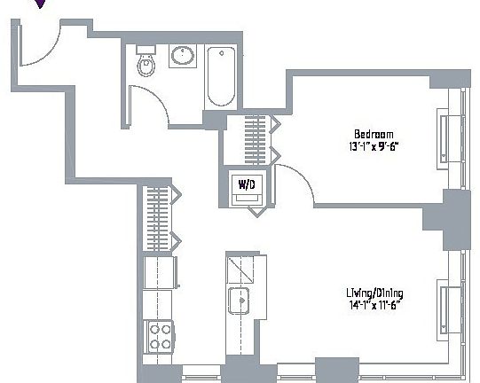 2nd image of 310 E 2nd St APT 6J