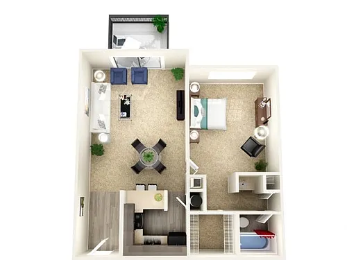 Floor plan 1AR