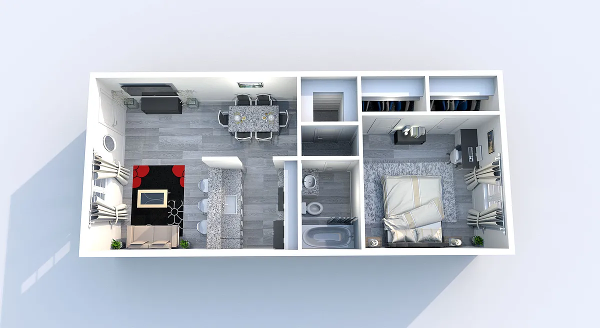 Floor plan A1 Renovated