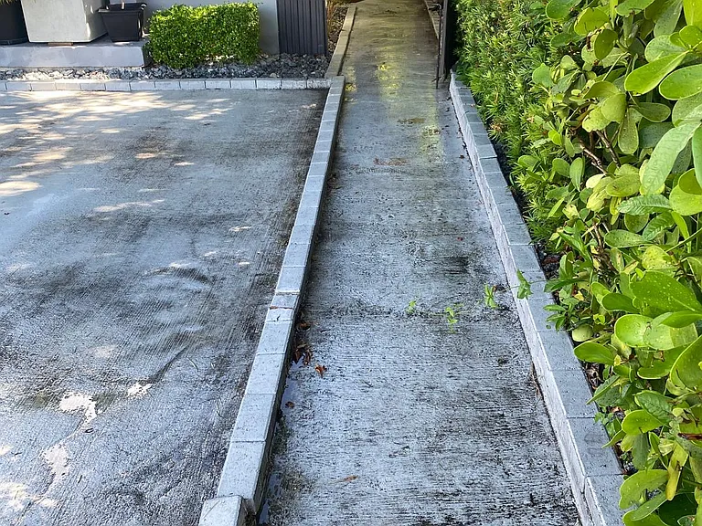 Private and secure entrance.