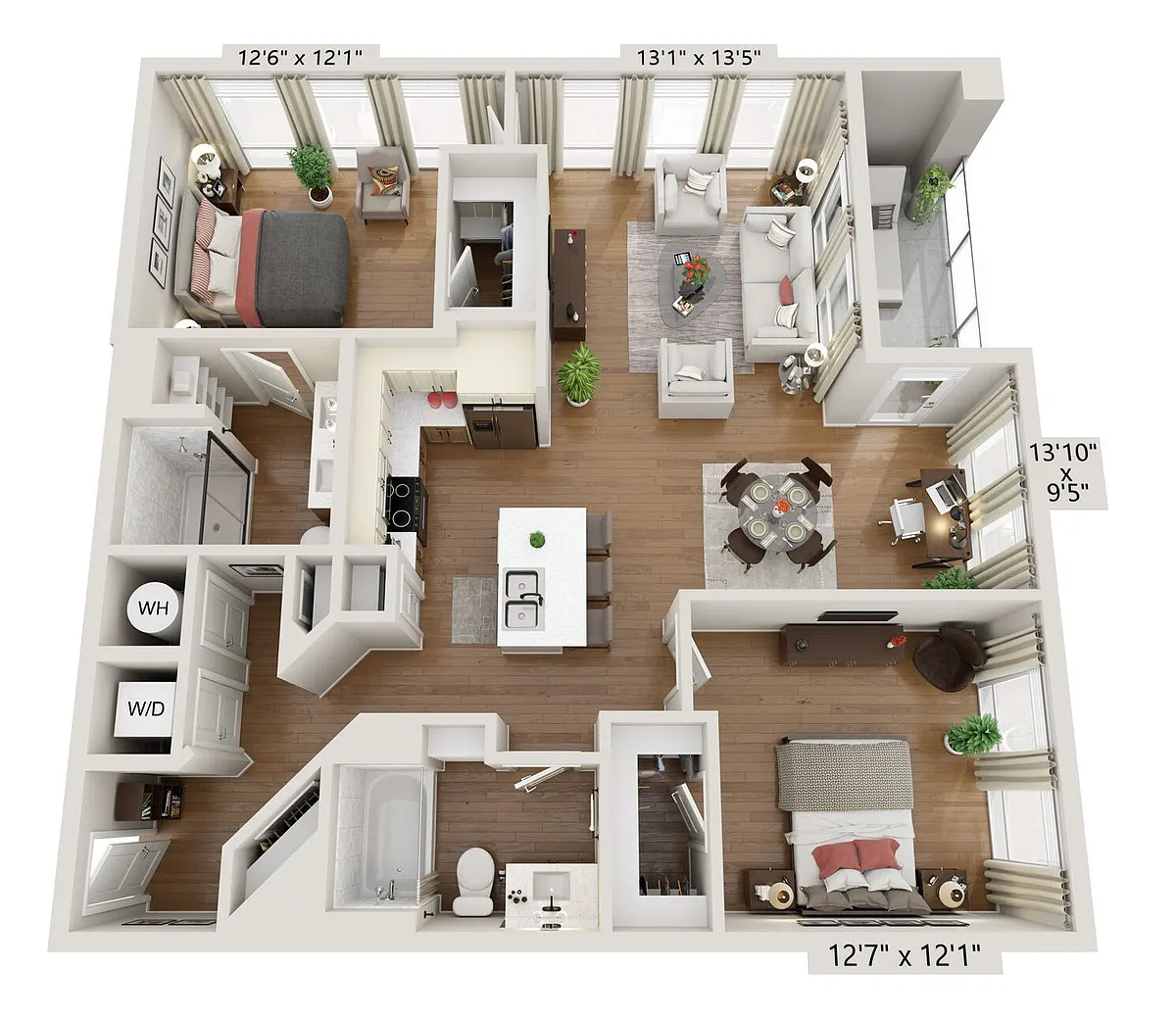 Floor plan B6