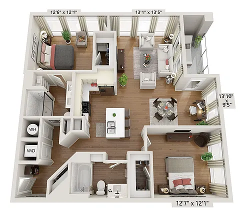 Floor plan B6