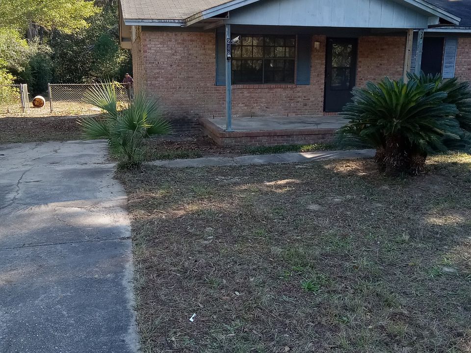 The front of the home.