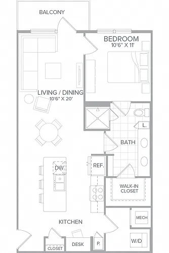 Floor plan A1a