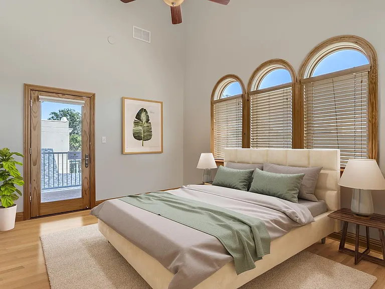 Bedroom 3. This image shows a virtually furnished space. Bedrooms come unfurnished.
