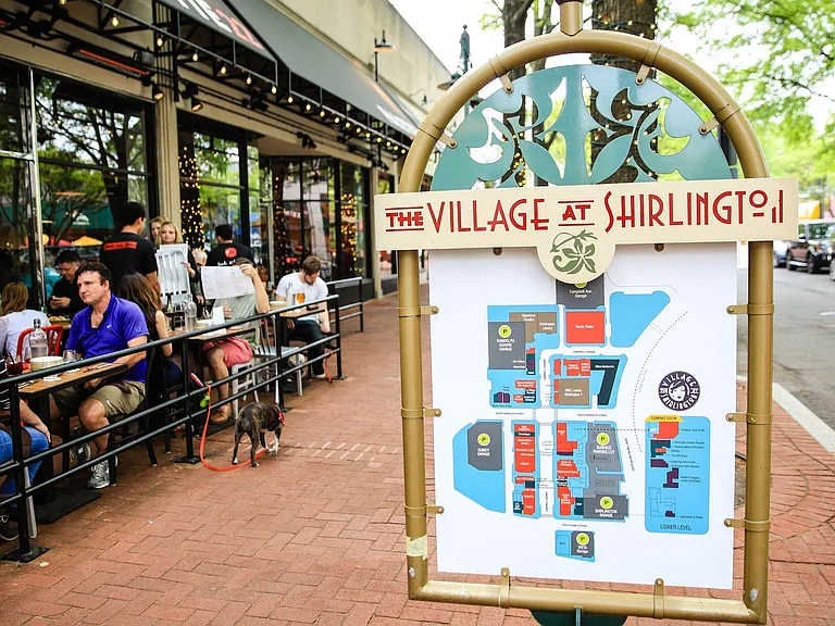 Short walk on bike/walking path to Shirlington Village
