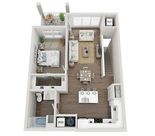 Floor plan 1E