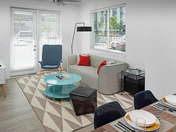 Our open concept for the dining and living areas is perfect for entertaining