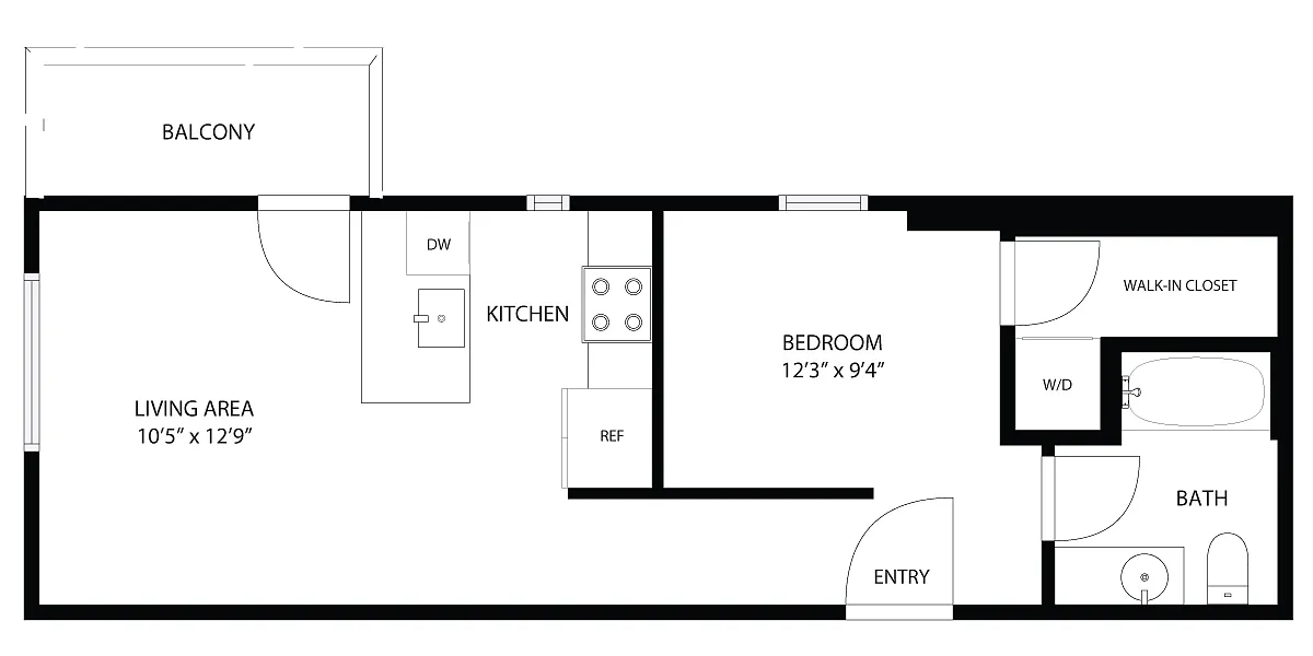 Floor plan Studio - U2