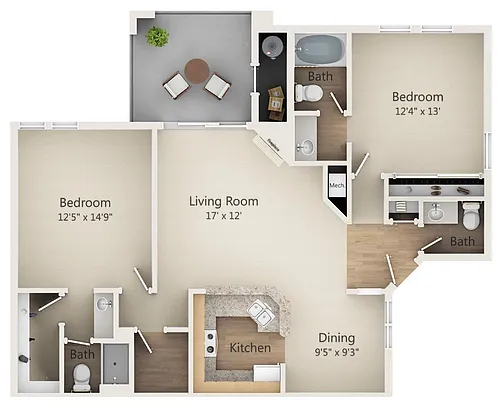 Floor plan The Magnolia