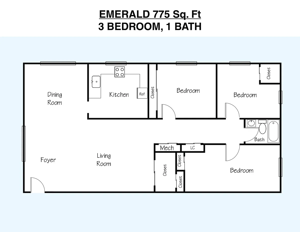 Floor plan Emerald