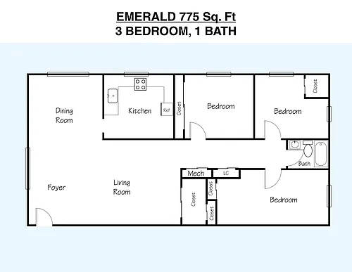 Floor plan Emerald