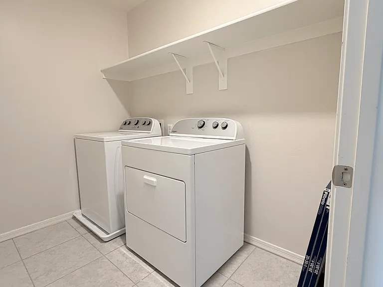 Laundry; washer & dryer included