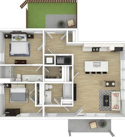 2 BD STACKED DUPLEX GROUND 2 BD STACKED DUPLEX GROUND