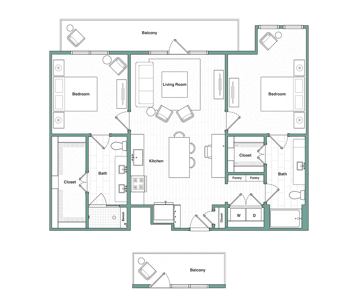 Floor plan B2