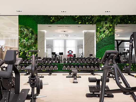 The Atlantic Fitness Center Mirrored Wall