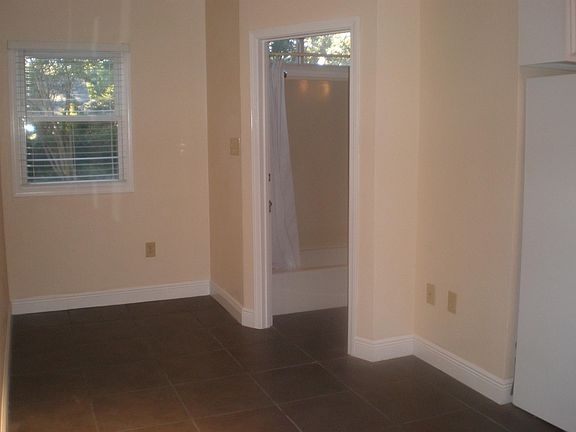 Entrance to bathroom from the living room