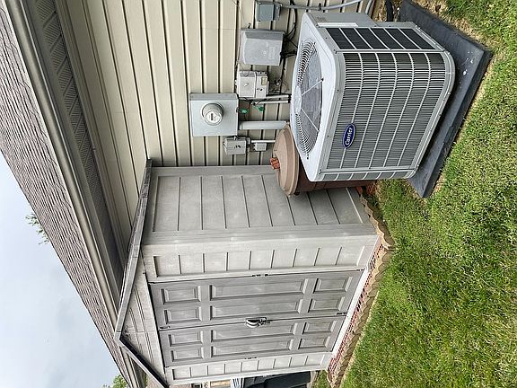 Small utility shed. 
