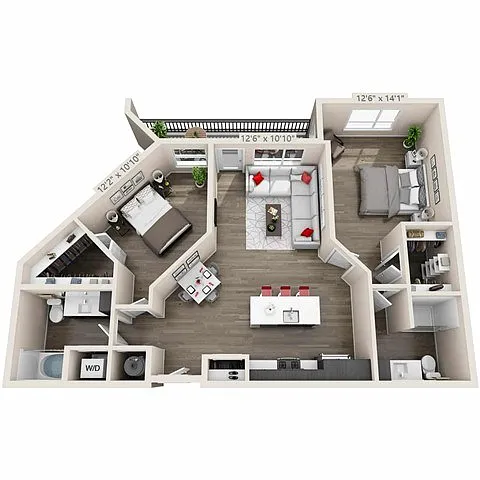 Floor plan B7