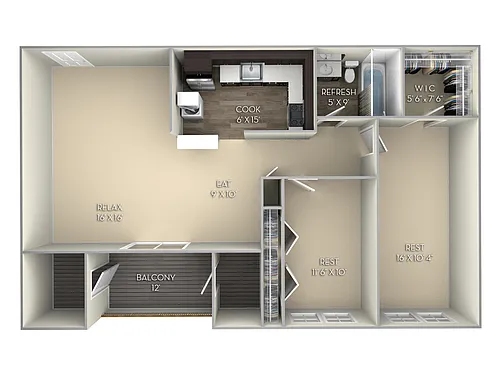 Floor plan Glenbrook