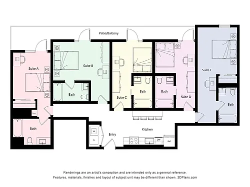 Floor plan 5C Co-Living